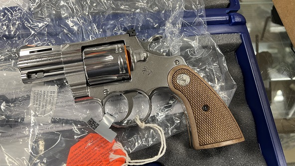 Colt Python 2.5" 357 Magnum Stainless Revolver